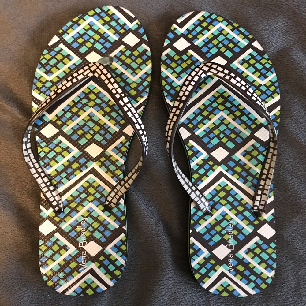 Vera Bradley flip flops